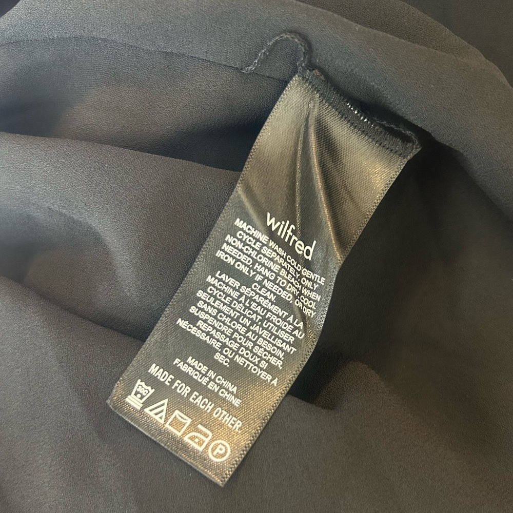 NWT | Aritzia Wilfred Alana Dress | medium | black - Picture 8 of 9
